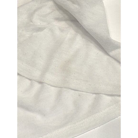 The Row Scoop Neck Burnout Tee in Ivory - Picture 5 of 6